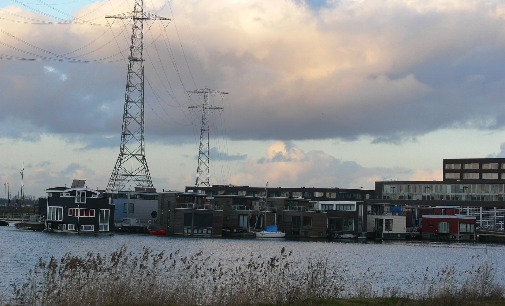 Woonomgeving op IJburg in Amsterdam